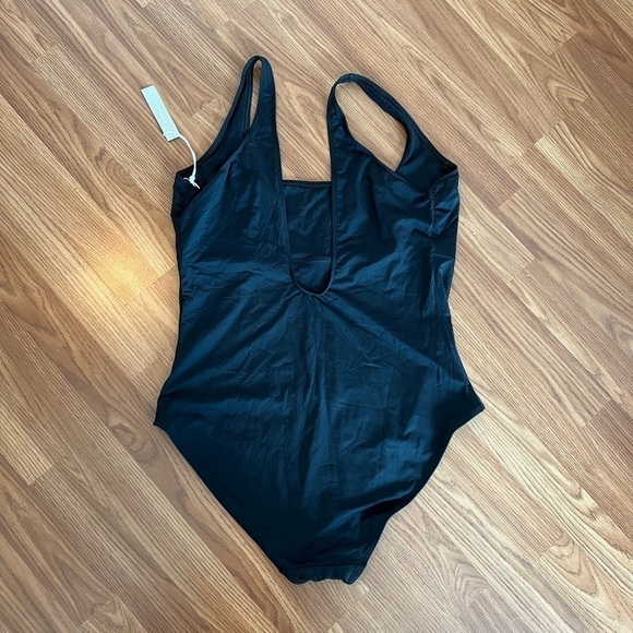 NWT Everlane The Square Neck One Piece Swimsuit in Black Size XXL - Picture 8 of 16